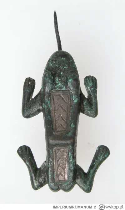 IMPERIUMROMANUM - Rzymska broszka w kształcie żaby

Rzymska broszka w kształcie żaby....