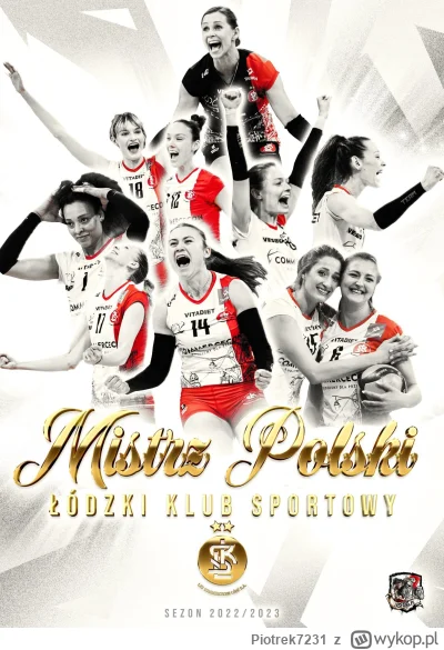 Piotrek7231 - #mecz #lkslodz #siatkowka 
Wiewióry mistrzem Polski w siatkówce kobiet ...