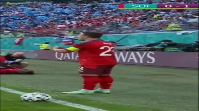 niebieskooki23 - Shaqiri na ławce ( ͡° ʖ̯ ͡°) #mecz