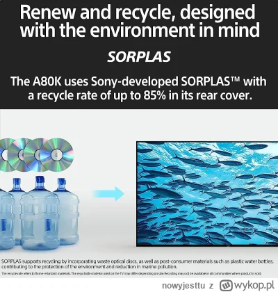 nowyjesttu - Sorplast- ekologiczna rewolucja od Sony. Japoński producent wproawdził z...