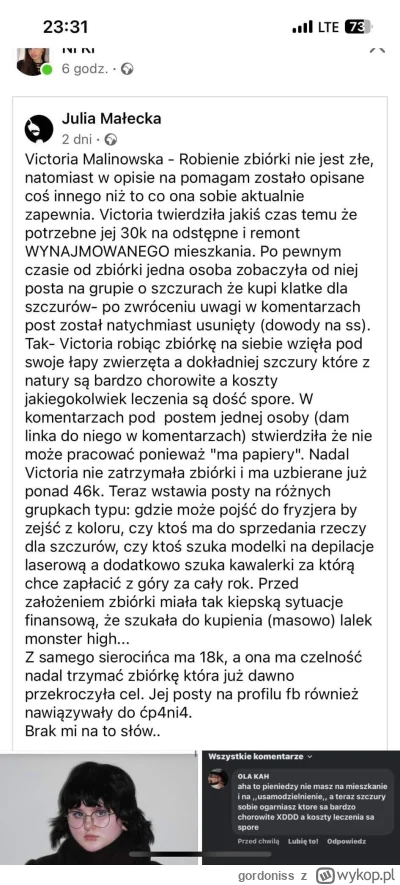 gordoniss - No i co tam mireczki? dalej wpłacacie na zbiórkę? Dobrze się bawicie dają...