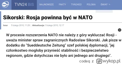codeq - "Wybitny historyk i znawca Rosji prof. Andrzej Nowak tak podsumował Sikorskie...
