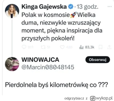 odgrzybiacz - Bardzo mocny komentarz 
#kingagajewska #po #platformaobywatelska #humor...