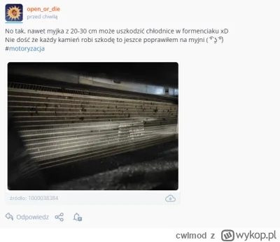 cwlmod - Miernota drogowa @openordie , która nie potrafi jeździć samochodem, kupiła s...