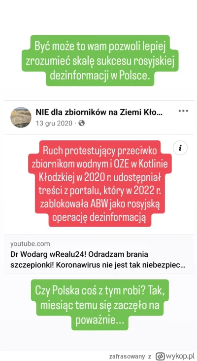 zafrasowany - Cusz za pszypadeg, szury, prawactwo i Rosja, no kto by się spodziewał.....