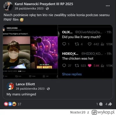 Noxter20 - MUJ BREZYDEND 
#heheszki #polityka #bekazpisu #bekazprawakow