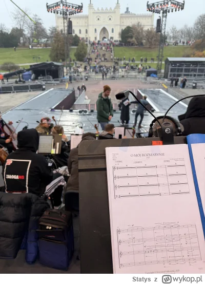 Statys - Hej #lublin , pozdrawiam ze sceny ( ͡° ͜ʖ ͡°)próba generalna trwa, szykujemy...