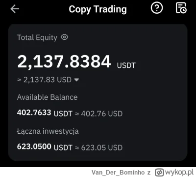 VanDerBominho - @SoundsGoodMan: prowadź

#2137 #bitcoin #kryptowaluty