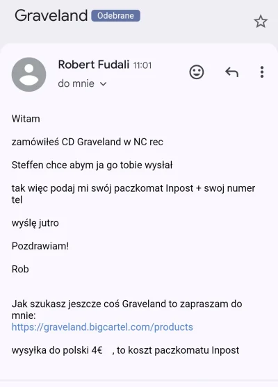 Gontyn- - a ja sobie z Robertem Fudali z Graveland piszę @BlackenedBlue