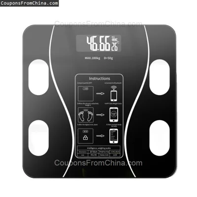 n____S - ❗ KALOAD Smart Wireless Body Fat Scale
〽️ Cena: 18.99 USD (dotąd najniższa w...