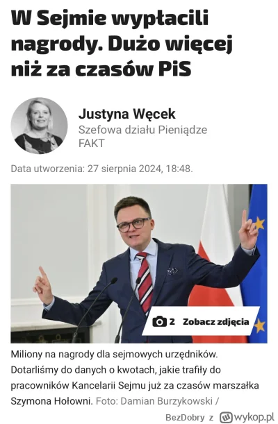 BezDobry - Jak to szło z Bizancjum władzy?
- Nagrody w Kancelarii Sejmu w 2023 r.: 16...