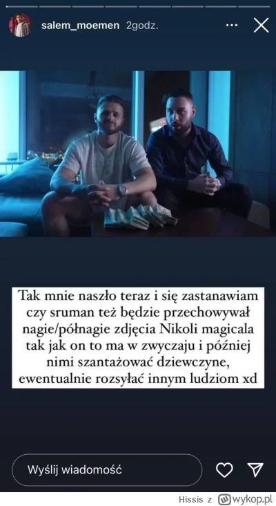 Hissis - jak tam co jeden to większy wariat mordy
z fartem

#danielmagical #patostrea...