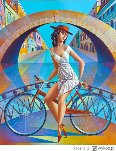 kaosha - #sztuka #art #obrazy #malarstwo
#bajkowadziewczyna
Georgy Kurasov
Cyklistka ...