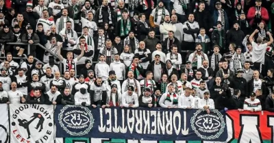 sots - #legia Tak i tak najważniejsze, że udało się skroić flagę ( ͡° ͜ʖ ͡°)