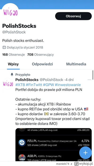 maniek74 - @manlet185cm zapytaj na X, może wtedy odda kase ( ͡° ͜ʖ ͡°)