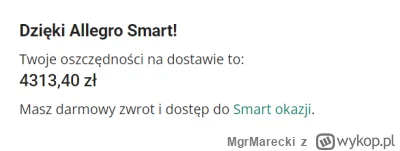 MgrMarecki - Czy też odczuwacie znaczący spadek poziomu dostaw z allegro? 
Nie dość, ...