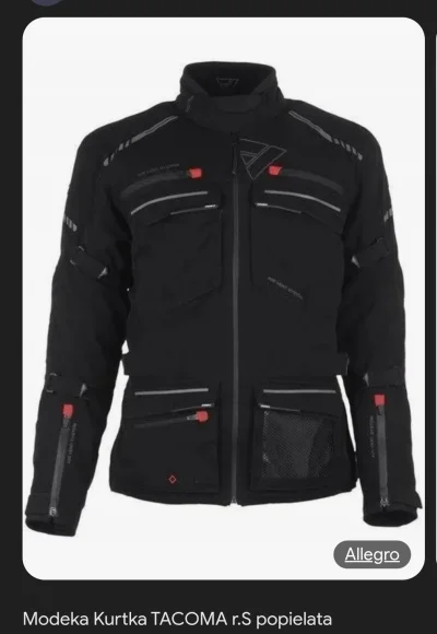 motospamer - @anthoris: Modeka Tacoma. Całosezonówka. Ważne, że ma zapinanie pod szyj...