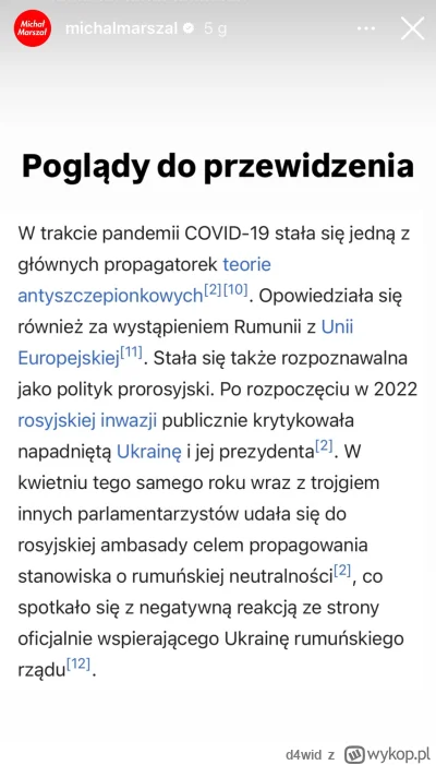 d4wid - @d4wid
Covid check
Zła Ukraina check
Zła Unia check
Wspieranie kacapów Check