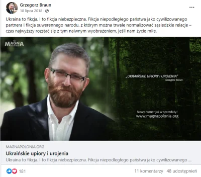 Ryneczek - Grzegorz Braun już w 2018 roku za pomocą swojego felietonu trafnie zobrazo...