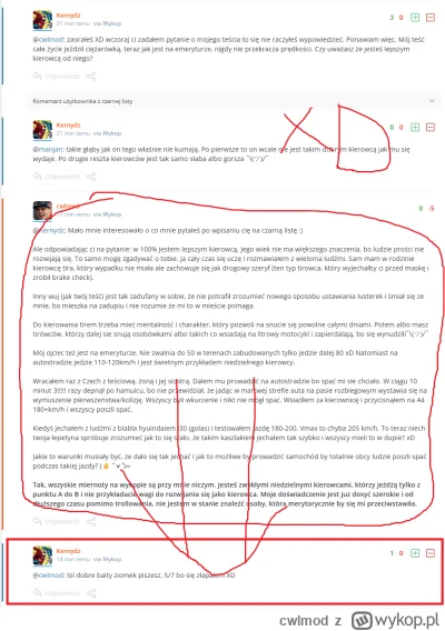 cwlmod - @Kernydz: Tak właśnie wygląd potwierdzony przykład człowieka bezmyślnego xD
...