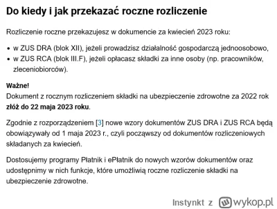 Instynkt - Co się stanie jeśli roczne rozliczenie wysłałem 23.05? Dostanę zwrot?

#zu...