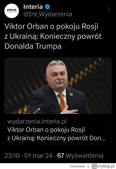 Grooveer - Jestem przerażony co ten człowiek wygaduje
#wojna #ukraina #rosja #usa #na...