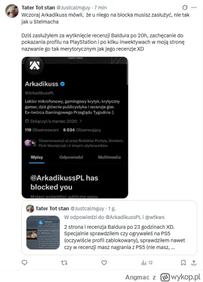 Angmac - @Arkagdynius: na szczęście sprawa szybko trafia pod dywan

Chociaż patrząc n...