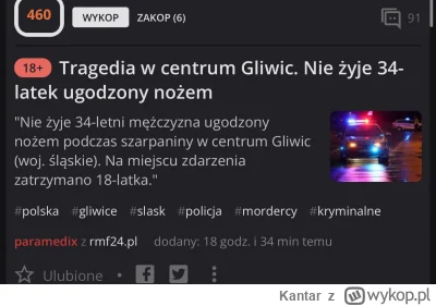 Kantar - Zabójstwo w Gliwicach. Nożownik to Polak Arkadiusz J. 
Przejrzyjcie komentar...