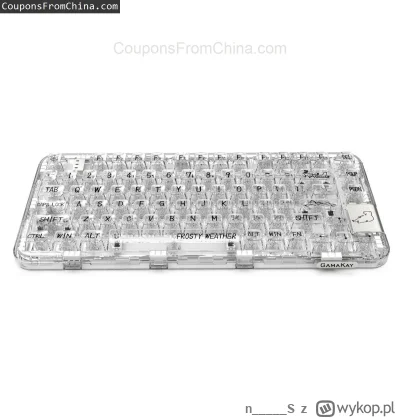 n____S - ❗ GAMAKAY GK75 Mechanical Keyboard 80 Keys RGB Gateron
〽️ Cena: 92.76 USD (d...