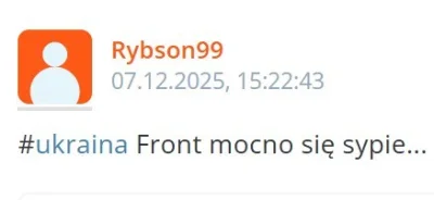 JPRW - >Front powoli się sypie...

@Rybson99: Czyli poprawa sytuacji, bo dwa tygodnie...