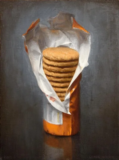 GARN - #sztuka #art #malarstwo #obrazy autor: Conor Walton | Biscuits II | 2012 | oil...