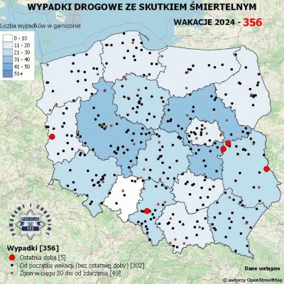 Salido - Minął 70. (z 73) dzień wakacji. 

W ciągu ostatniej doby miało miejsce 5 wyp...