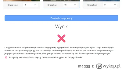 maggg - @metaxy: No pokazało że nie jesteś ojcem: