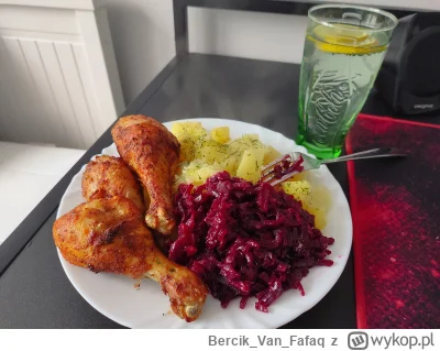 BercikVanFafaq - #gotujzwykopem #jedzzwykopem #obiad
Dziś na szybko podudzia z kurcza...