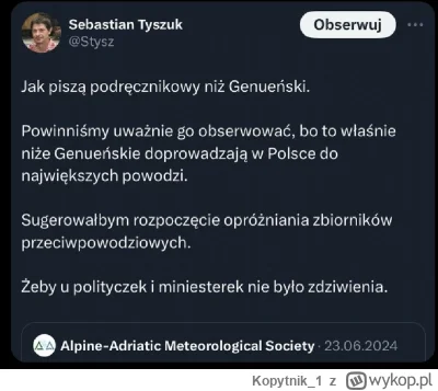 Kopytnik_1 - #powodz #ciekawostki #polska #polityka

Zwróćcie uwagę na datę posta.