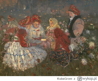 KubaGrom - Czesko-Słowacki malarz Joža Uprka, "Zaduszki" 1897
#swietozmarlych #zadusz...