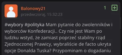 sznioo - @Balonowy21: 
Nie popieram PiS'u i rzadko wypowiadam sie na temat polityki, ...