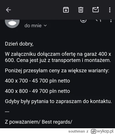 southman - Budować garaż to trzeba mieć hajs. Pytałem o taki z płyty warstwowej i też...