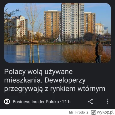Mr_Frodo - Polacy wolą kawalerki, przegrywają one ze 100m apartamentami 

#nieruchomo...