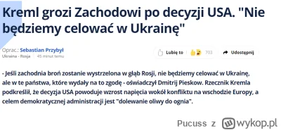Pucuss - @joazaxa: Ale Pieskow powiedział, że jebną w kraje NATO, on nigdy nie kłamie...