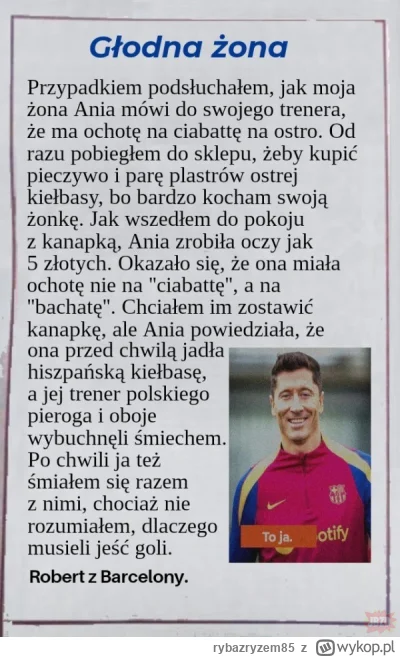 rybazryzem85 - Robertowi nie idzie,więc bacheta musi być
#mecz #fcbarcelona