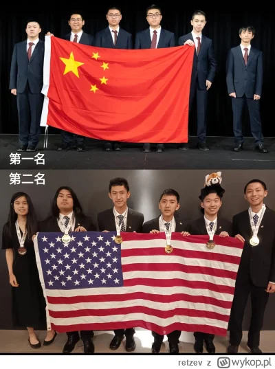 retzev - Zdjęcie zwycięzców wczorajszej olimpiady matematycznej. Wygrali Chińczycy, d...