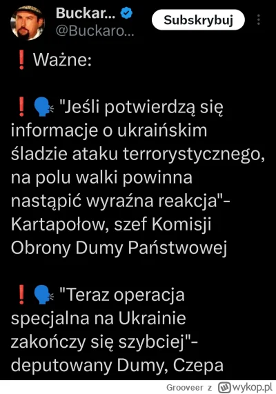 Grooveer - #ukraina #wojna #rosja #polityka