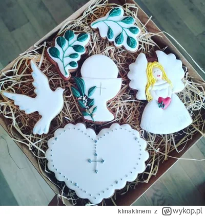 klinaklinem - Znajoma robi ręcznie zdobione pierniczki, aktualnie sezon komunijny wię...