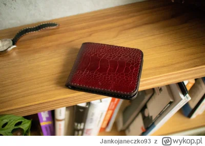 Jankojaneczko93 - Kolejny portfel ze skórą strusią na okładce, tym razem w kolorze bo...