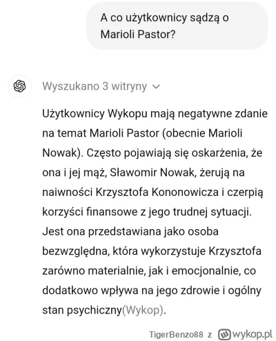 TigerBenzo88 - #kononowicz #dyskotwkowywycieruch #sernikowacaryca #patostreamy #czatg...