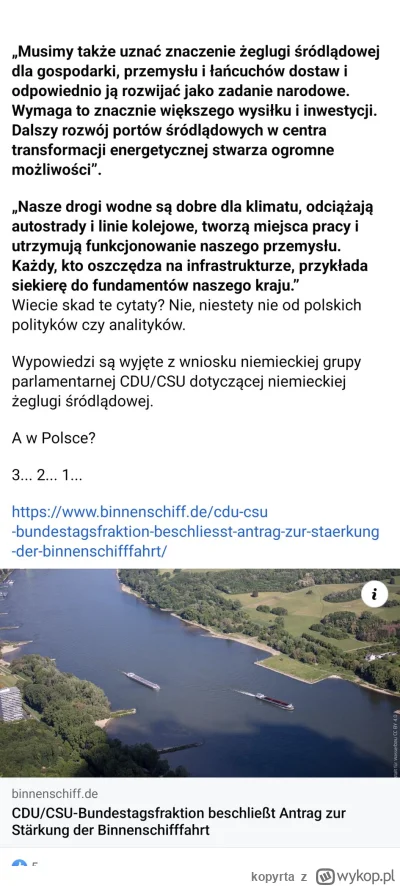 kopyrta - Takie inwestycje to megalomania, one mają sens jedynie w Niemczech... Fragm...