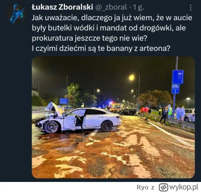 Ryo - Z tego co można wyczytać to jest nagranie z kamerki tuż po wypadku gdzie widać ...