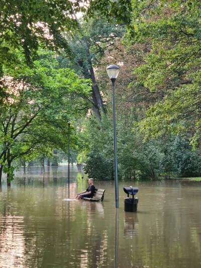 kaczoor - Nie ma to jak odpocząć sobie w ściekach ( ͡º ͜ʖ͡º)
#wroclaw #powodz #debil