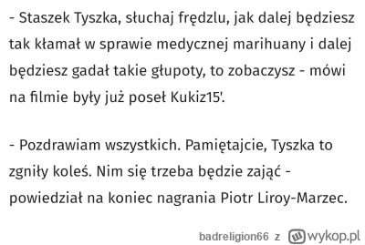badreligion66 - #polityka #sejm Liroy już kiedyś podsumował Tyszke XD